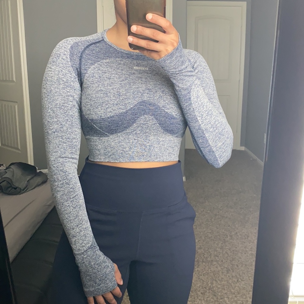 Gymshark long sleeve crop top
